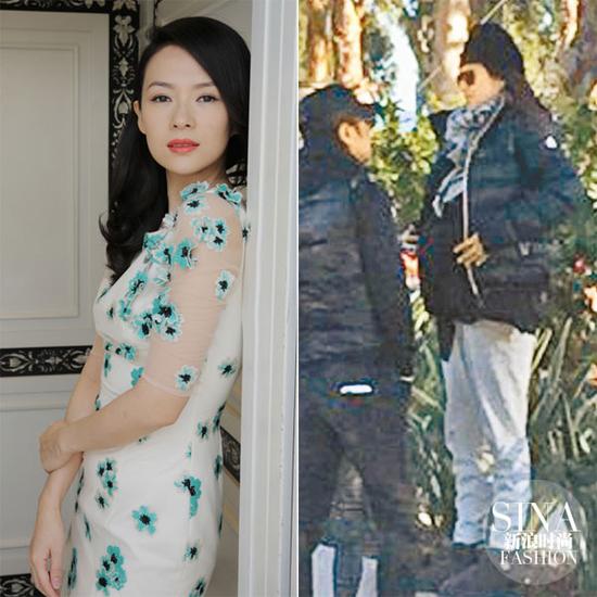 章子怡懷孕后，這帽子戴的也太奇特