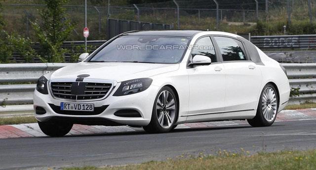 奔馳S600 Maybach低偽諜照 奔馳S600 Maybach低偽諜照