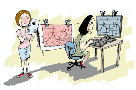 網(wǎng)上主婦的持家經(jīng):基金定投3年跑不贏定存 漫畫(huà)/余寧山 網(wǎng)上主婦的持家經(jīng):基金定投3年跑不贏定存 漫畫(huà)/余寧山