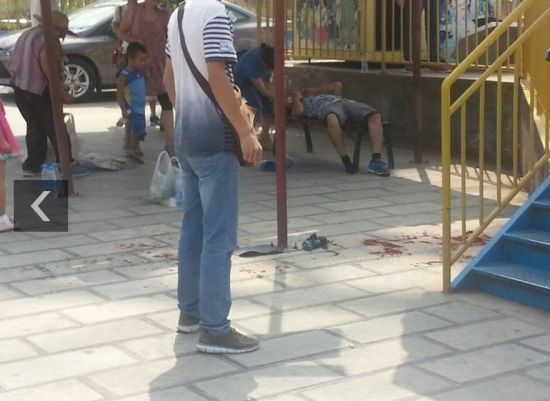 游客被激素風車甩出受傷。