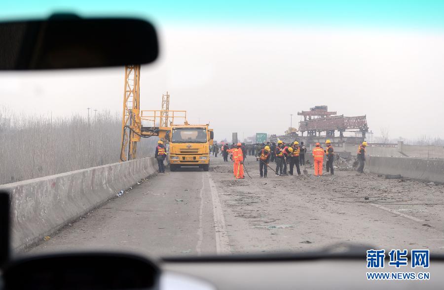 連霍高速義昌大橋北半幅恢復小車雙向通行 連霍高速義昌大橋北半幅恢復小車雙向通行