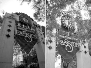 臺(tái)州溫嶺版“天上人間”（左）和北京版“天上人間”（右）相比，連店標(biāo)都一模一樣