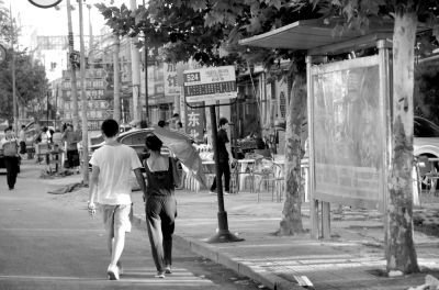 事發(fā)地點(diǎn)已被清理干凈。京華時報(bào)記者趙思衡攝