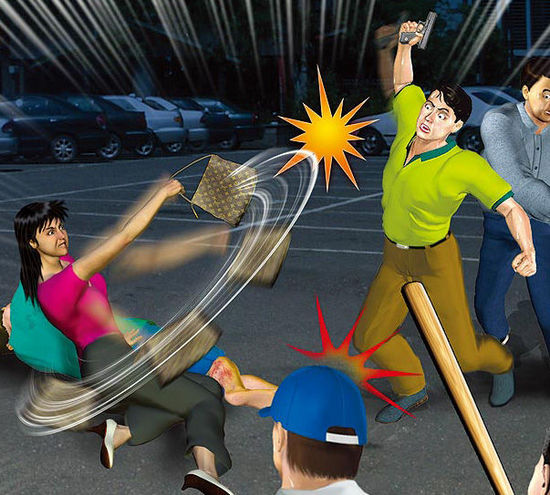 一名臺灣女子甘愿用肉身為男友擋子彈。（示意圖，來自臺媒）