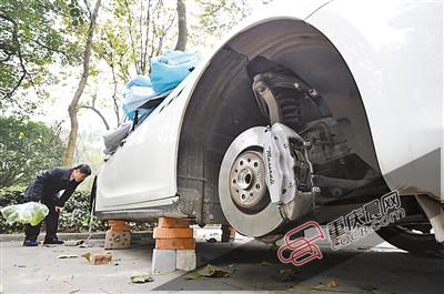 賊娃子辯稱只是為了試試豪車輪胎好不好下。