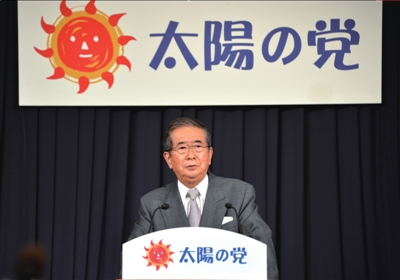 13日，日本東京，石原慎太郎召開(kāi)新聞發(fā)布會(huì)，正式宣布新黨成立。圖/東方IC