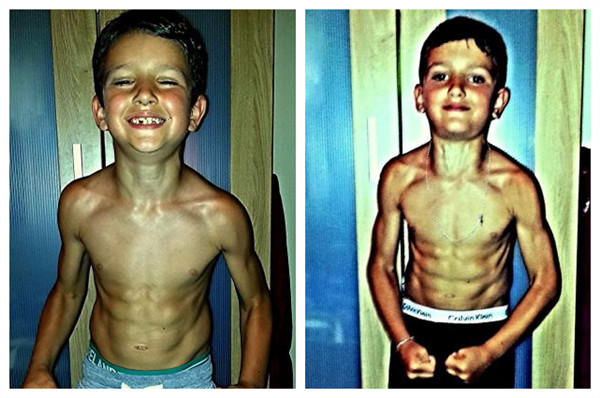 年僅8歲的布蘭登·布萊克因其完美的身型，被贊為迷你版的阿諾德·施瓦辛格。