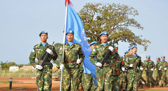 資料圖：中方將派遣700名官兵前往南蘇丹進(jìn)行維和。