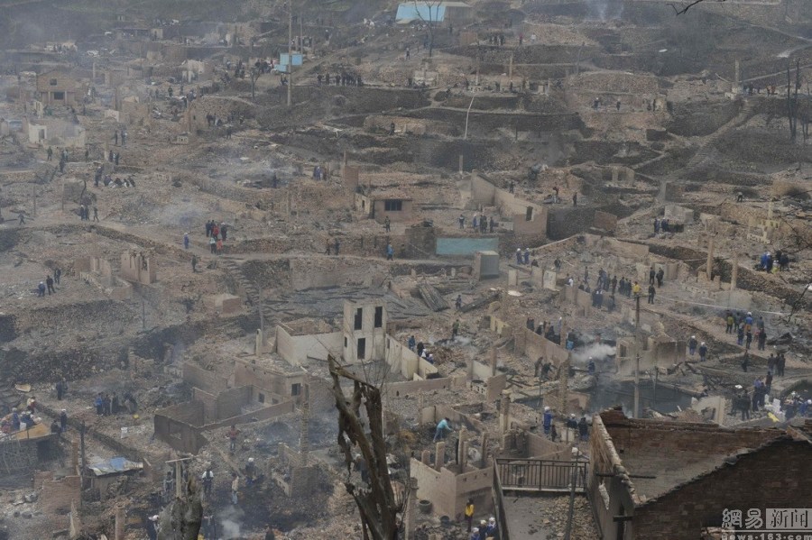 貴州300年歷史古寨遭大火 貴州300年歷史古寨遭大火