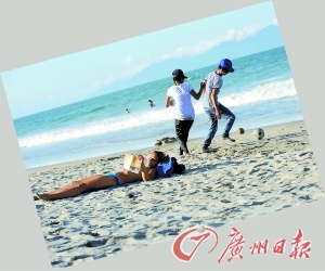 動靜皆宜的沙灘。