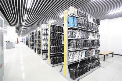 云頂大酒店內(nèi)的雪具大廳。