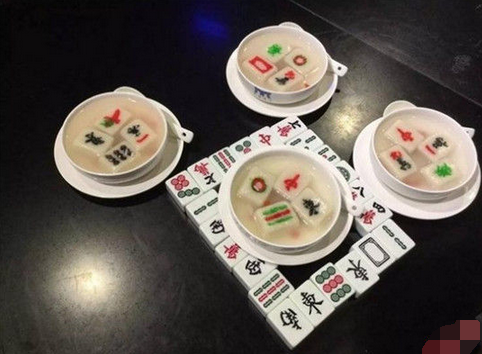 來(lái)碗清一色！火鍋店推出創(chuàng)意麻將湯圓
