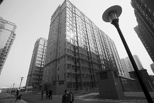 已基本建成的公租房。記者 史長來 攝