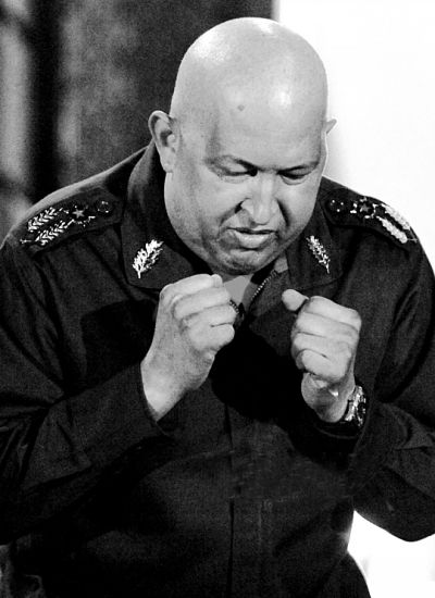 去年選舉期間，查韋斯造勢(shì)資料圖。