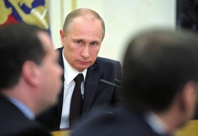 ▲3月21日，在俄羅斯首都莫斯科克里姆林宮，俄羅斯總統(tǒng)普京出席聯(lián)邦安全委員會(huì)會(huì)議。