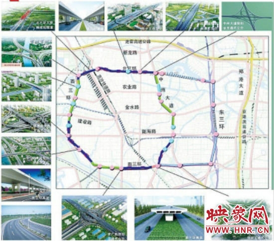 三環(huán)快速化工程方案圖。