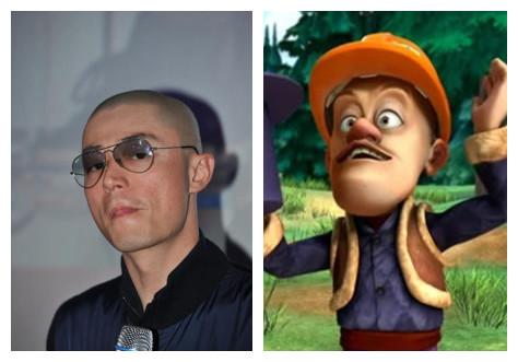 霍建華撞臉光頭強(qiáng) 這畫(huà)風(fēng)差別有點(diǎn)大?。ńM圖）