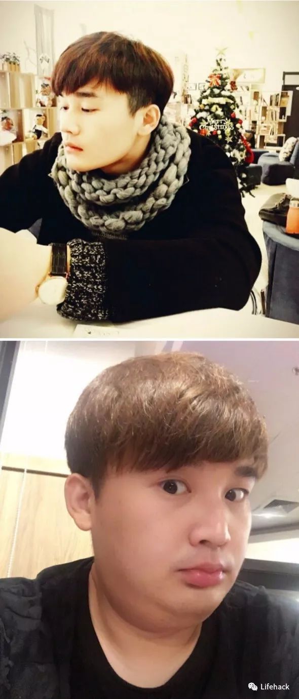 長胖20斤，臉型怎么變？這些例子看完扎心了！