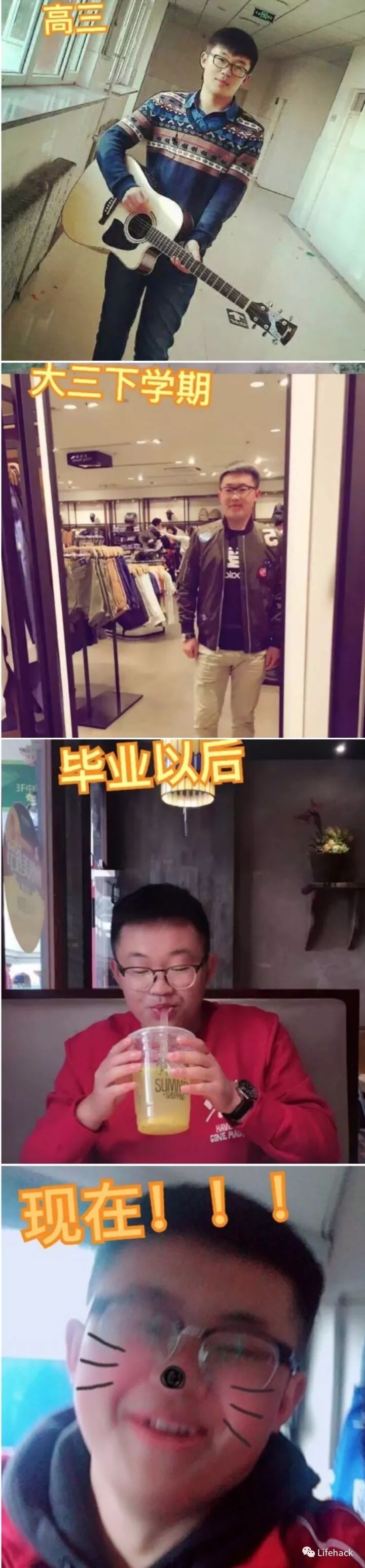 長胖20斤，臉型怎么變？這些例子看完扎心了！