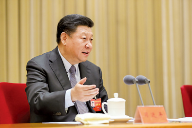 2017年12月28日至29日，中央農(nóng)村工作會議在北京舉行。習(xí)近平在會上發(fā)表重要講話。新華社記者 丁林 攝