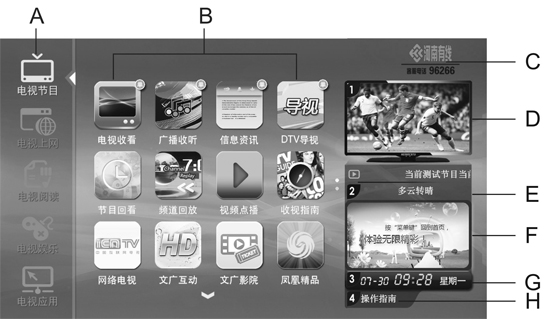 河南有線主界面 河南有線主界面