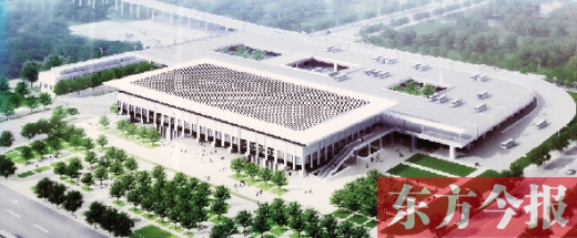 鄭州新北站效果圖 東方今報(bào)記者 袁曉強(qiáng) 攝 鄭州新北站效果圖 東方今報(bào)記者 袁曉強(qiáng) 攝