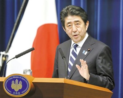  日本首相安倍晉三。