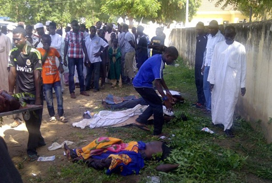 尼日利亞伊斯蘭極端武裝組織“博科圣地”約貝州古杰巴(Gujba)市的農(nóng)業(yè)學(xué)院，射殺數(shù)十名學(xué)生。