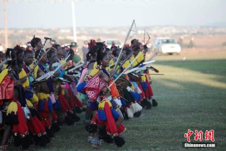 斯威士蘭蘆葦節(jié)開(kāi)選秀女 斯威士蘭蘆葦節(jié)開(kāi)選秀女