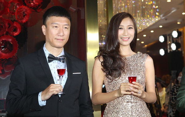 圖為孫紅雷、王駿迪夫婦。