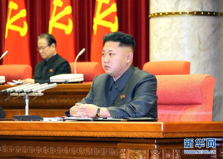 12月8日，在朝鮮平壤，朝鮮勞動(dòng)黨第一書記金正恩出席并指導(dǎo)朝鮮勞動(dòng)黨中央政治局?jǐn)U大會(huì)議。