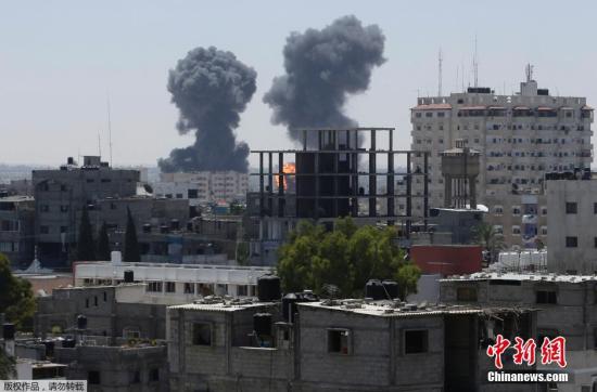 資料圖：以色列對(duì)加沙地區(qū)發(fā)動(dòng)的“護(hù)刃行動(dòng)”已進(jìn)入第28天。