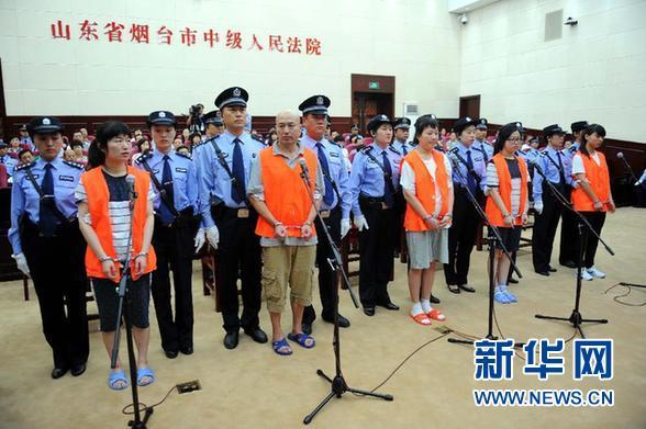 8月21日，被告人張帆、張立冬、呂迎春、張航、張巧聯(lián)到庭。法庭逐一核對(duì)被告人身份。