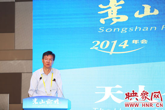 國(guó)務(wù)院發(fā)展研究中心原副主任、研究員盧中原演講。