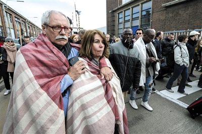 扎芬特姆國際機(jī)場，乘客被緊急疏散。圖/CFP