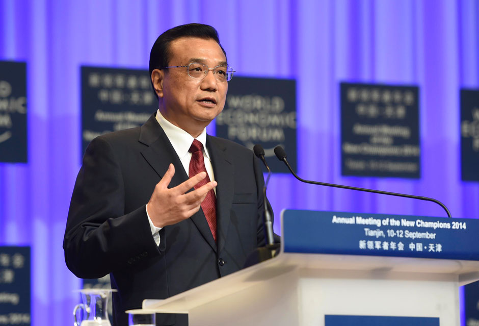 李克強(qiáng)總理出席夏季達(dá)沃斯論壇并發(fā)表開幕式致辭。