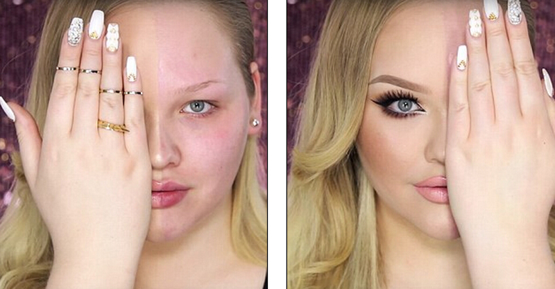 　左邊和右邊真的是一個人嗎？ （網(wǎng)頁截圖）