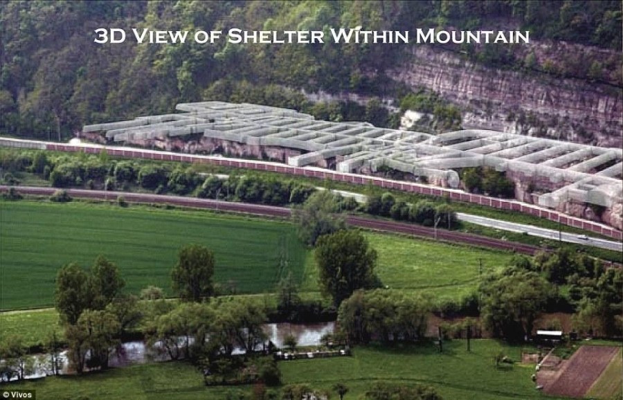 圖為堡壘外觀的3D效果圖。