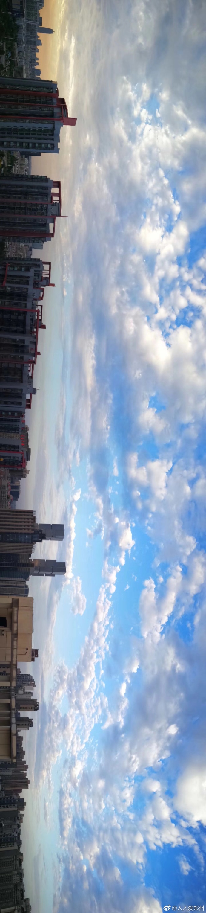 又被鄭州的藍天刷屏！隨便一拍就是手機壁紙