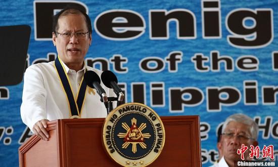 　　資料圖：菲律賓總統(tǒng)阿基諾。中新社發(fā) Malacanang 攝