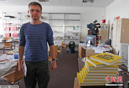 圖為昔日法國《查理周刊》雜志社總部內(nèi)景。