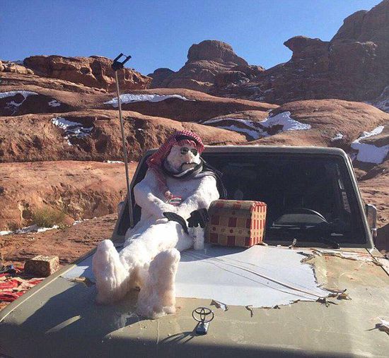 　一位宗教學(xué)者稱堆雪人褻瀆伊斯蘭教，引發(fā)眾多網(wǎng)友不滿。（網(wǎng)頁截圖）