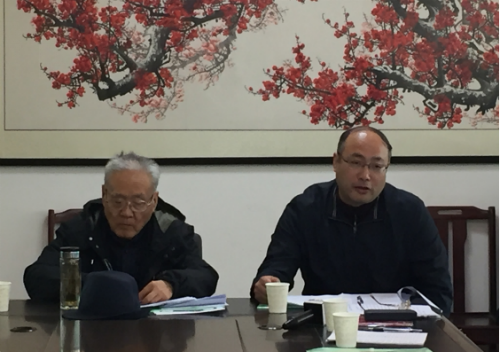 （左：原周口地區(qū)常委秘書長梁祖靈 ；右：鄲城縣委常委組織部長侯磊 ）