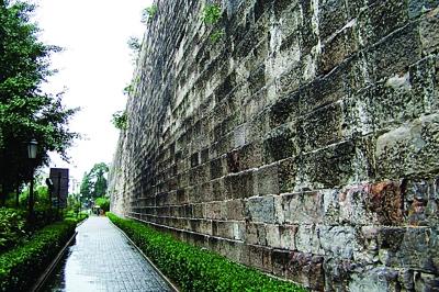 　　東水關(guān)處的城墻。資料圖片