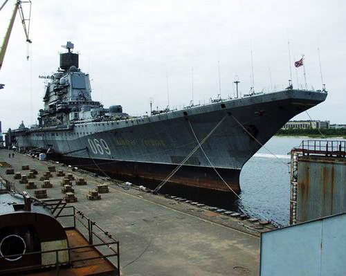 　資料圖：“戈爾什科夫”號航母。