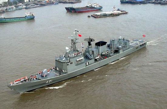 資料圖：中國為泰國建造的納萊頌恩級護衛(wèi)艦。