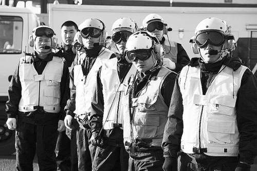 遼寧艦航空部門官兵 遼寧艦航空部門官兵