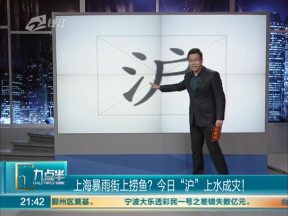 上海暴雨街上能撈魚？