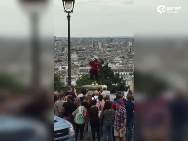 牛！黑人小哥開(kāi)掛技能不斷