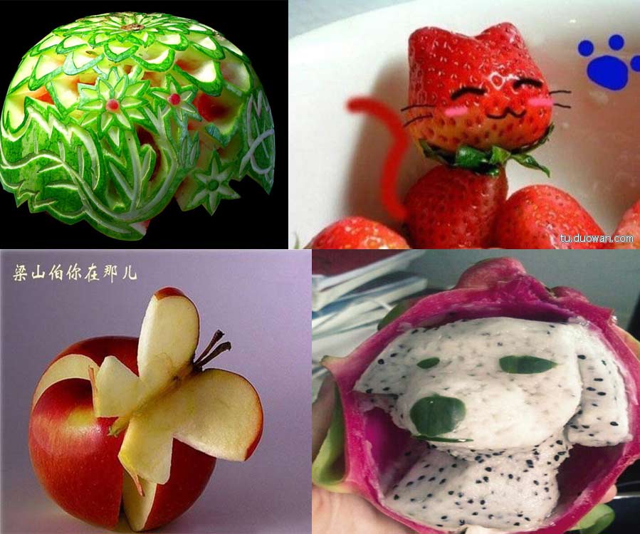 好看又爽口！那些創(chuàng)意十足的水果雕刻藝術